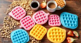 fun waffle cereal molds