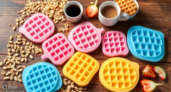 fun waffle cereal molds