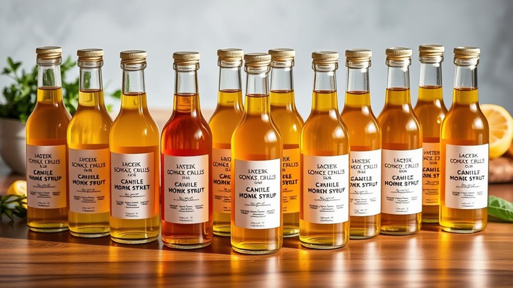 healthy monk fruit syrup options