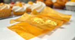 luxurious edible gold sheets