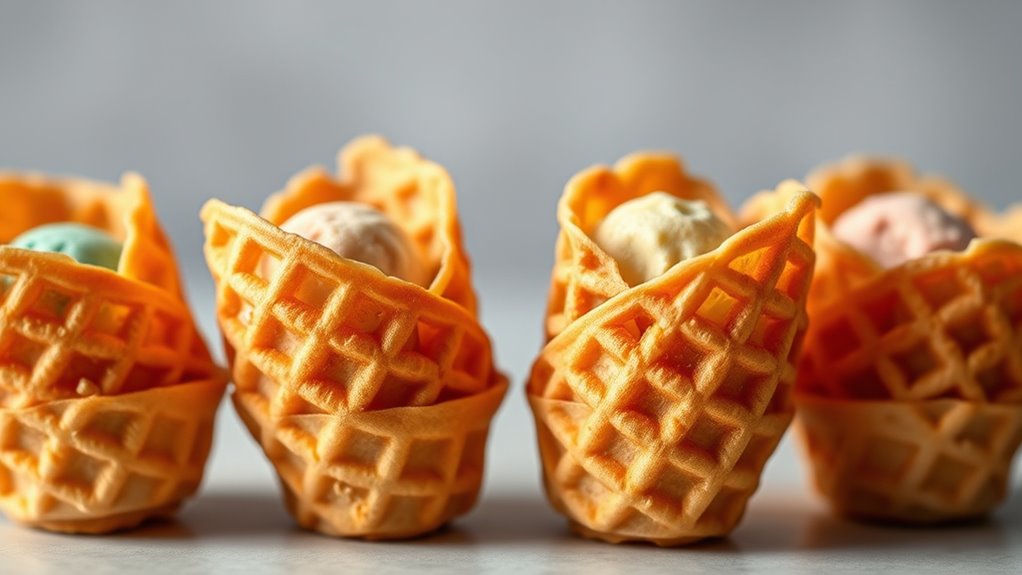 mini waffle cone sleeve options