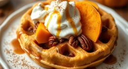 pumpkin spice waffle topping ideas