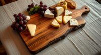 rustic wooden serving boards