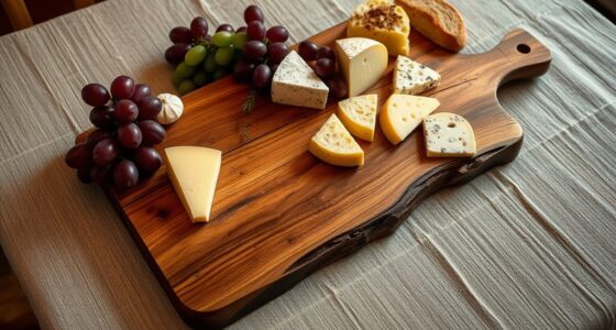 rustic wooden serving boards
