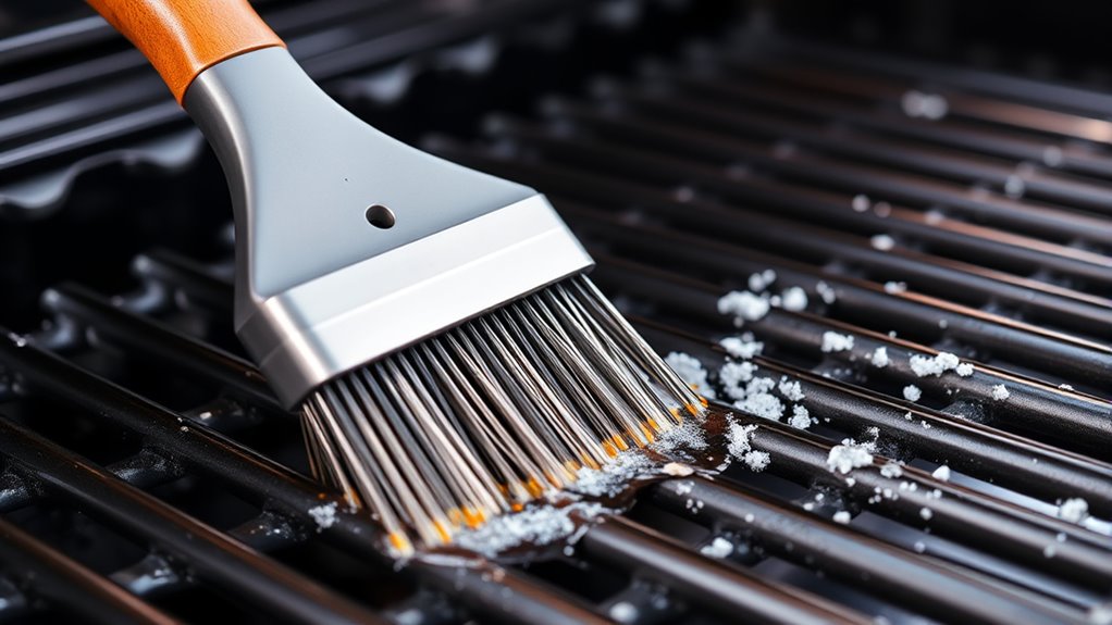 safe nonstick grill brush