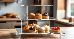 top acrylic pastry displays