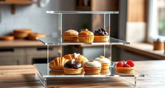 top acrylic pastry displays