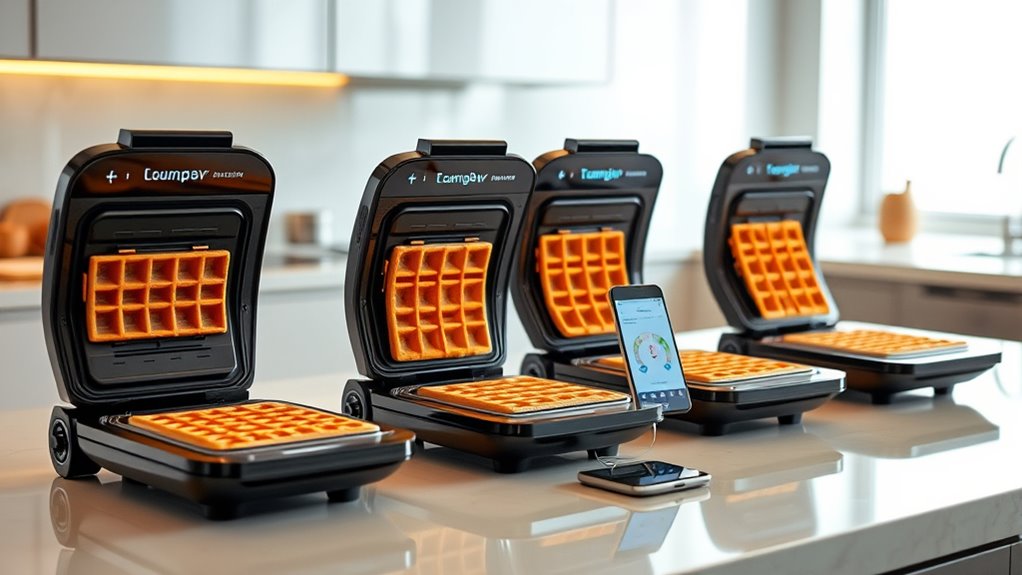 top app controlled waffle makers
