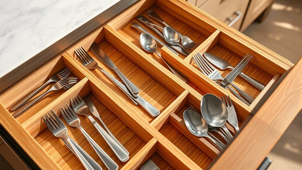 top bamboo drawer organizers