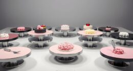top cake decorating turntables