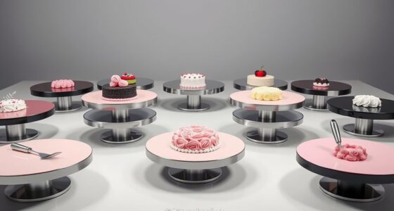 top cake decorating turntables