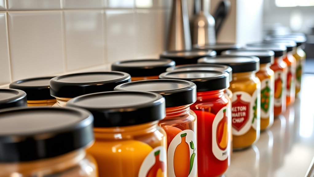 top condiment sticker sets