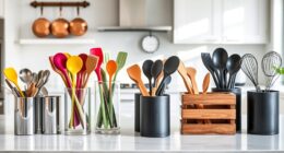 top counter utensil storage