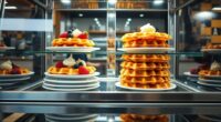 top counter waffle display cases