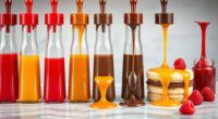 top dessert sauce bottles