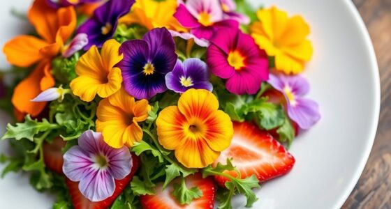 top edible flower toppings