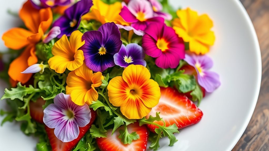 top edible flower toppings