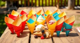 top foldable cone holders