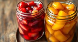 top fruit compote topping jars