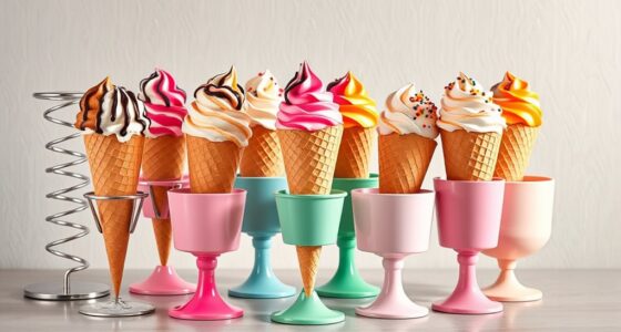 top ice cream cone holders
