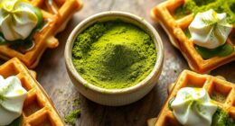 top matcha waffle powder