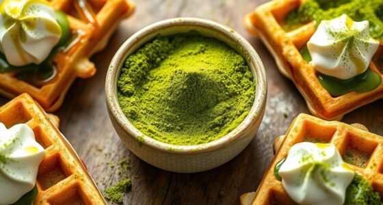 top matcha waffle powder