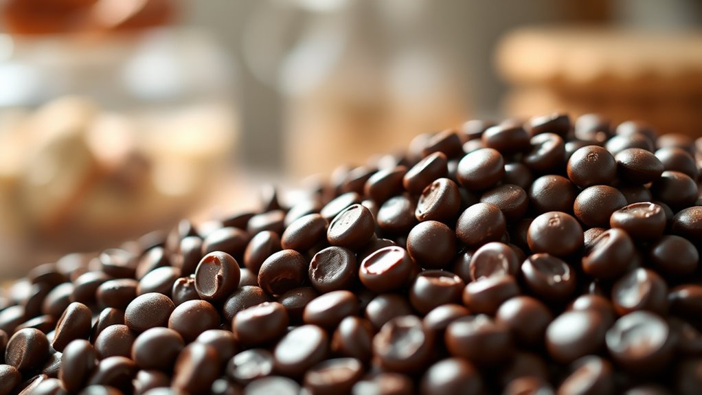 top mini chocolate chips