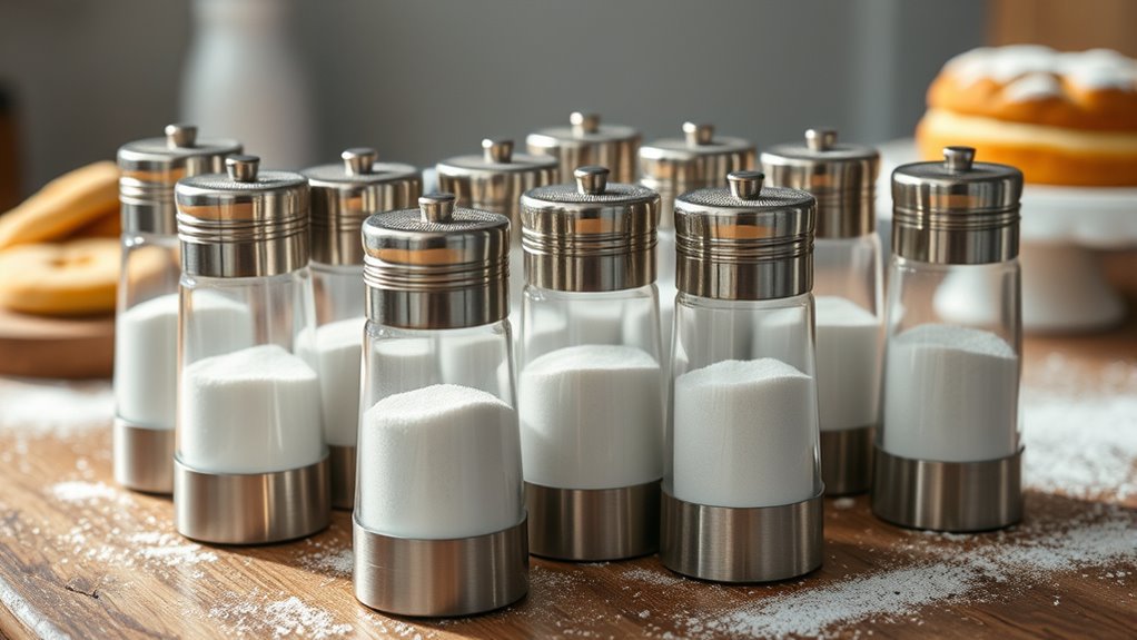 top powdered sugar shakers