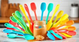 top silicone jar spatulas