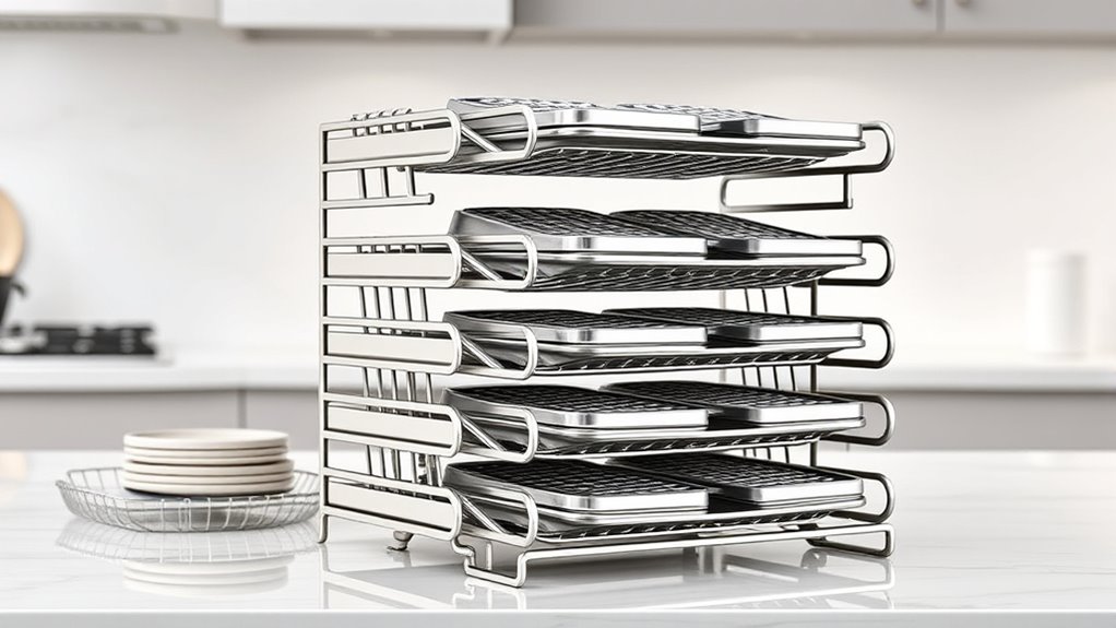 top stackable waffle drying racks