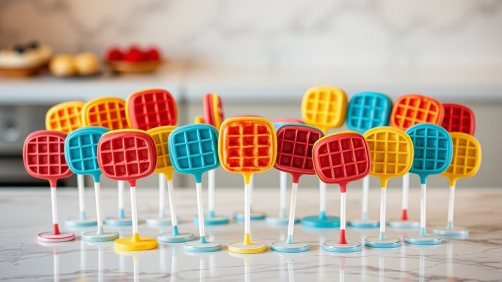 top waffle cake pop stands