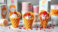 top waffle cone bowl kits