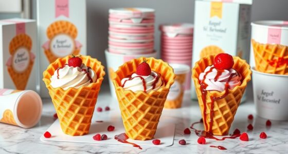 top waffle cone bowl kits