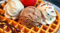 top waffle ice cream scoops