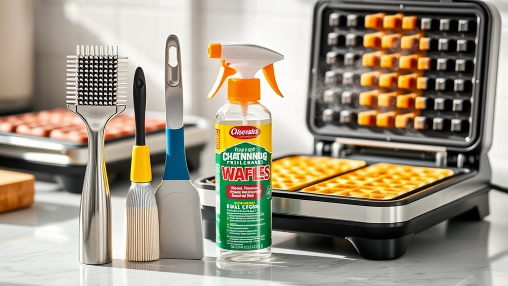 top waffle iron grill cleaners