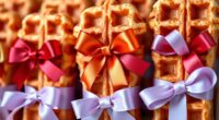 top waffle packaging ribbons