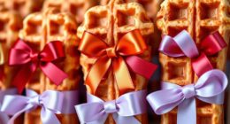 top waffle packaging ribbons