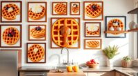 top waffle wall art
