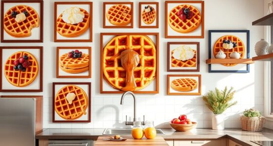 top waffle wall art