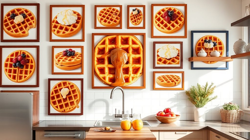 top waffle wall art
