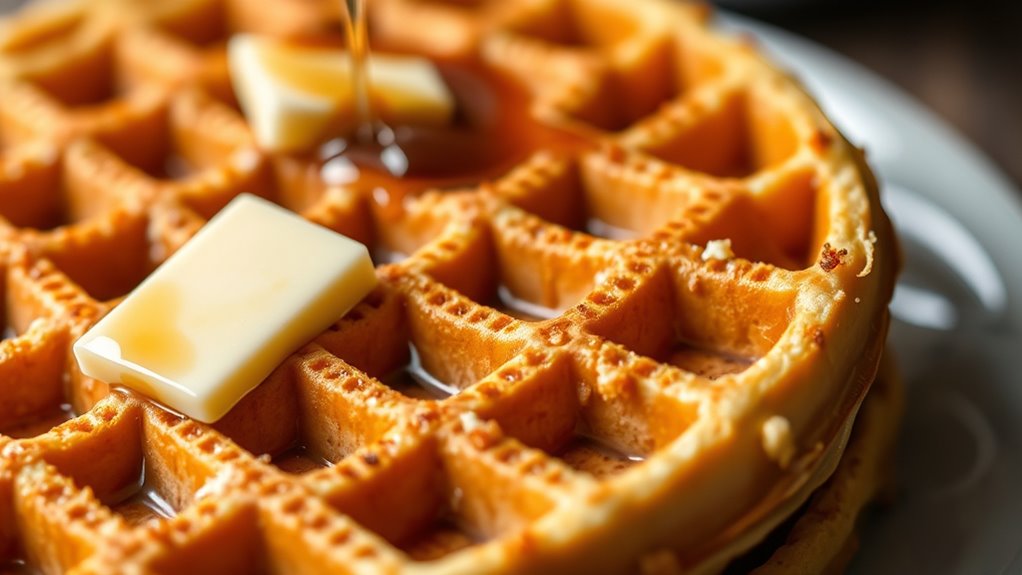 achieve crispy flavorful waffles