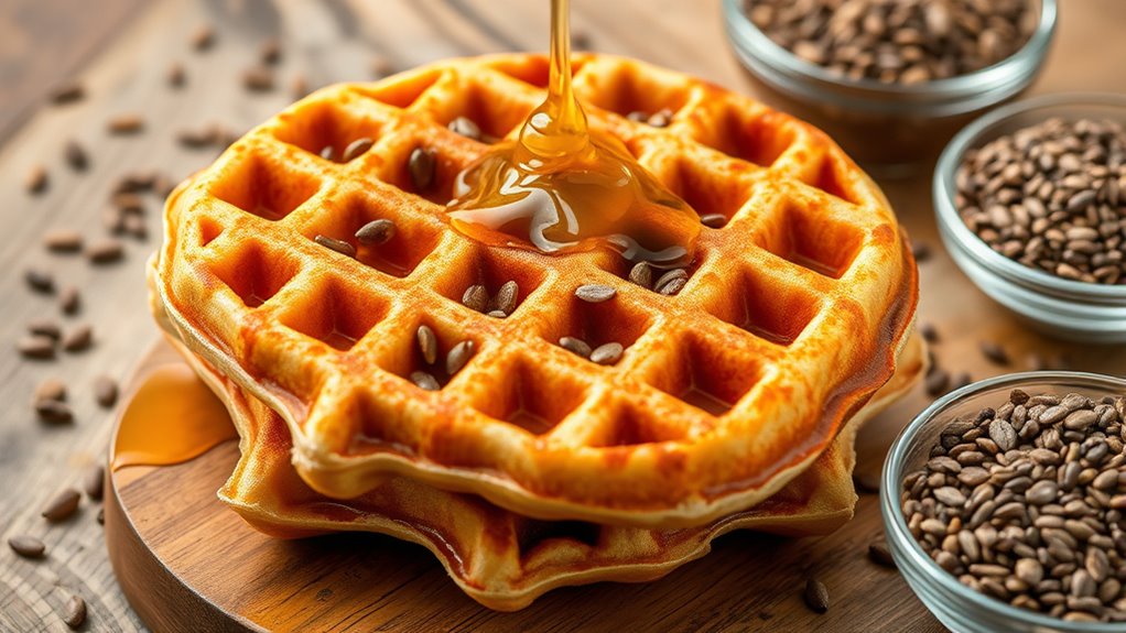 add omega 3 to waffles