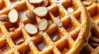 almond skin in waffles