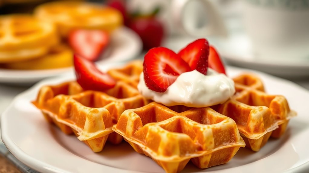 balanced waffle serving sizes