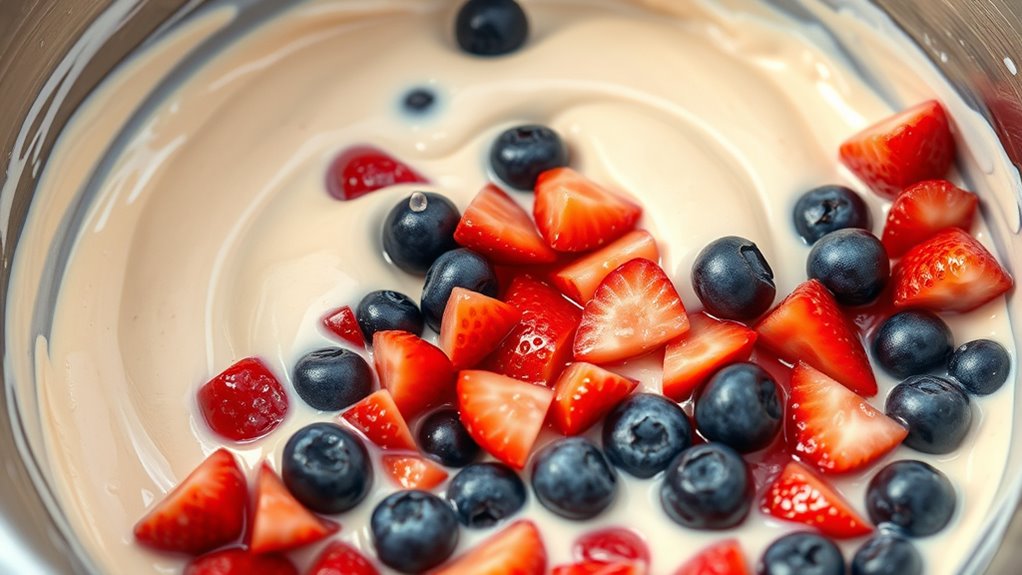 balancing fruit moisture and mixing