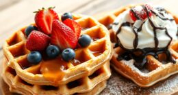 breakfast vs dessert waffles