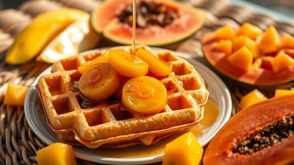 caribbean waffles celebrate cultural fusion