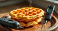 cook waffles thoroughly safely