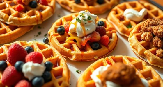 creative waffle flavor innovations