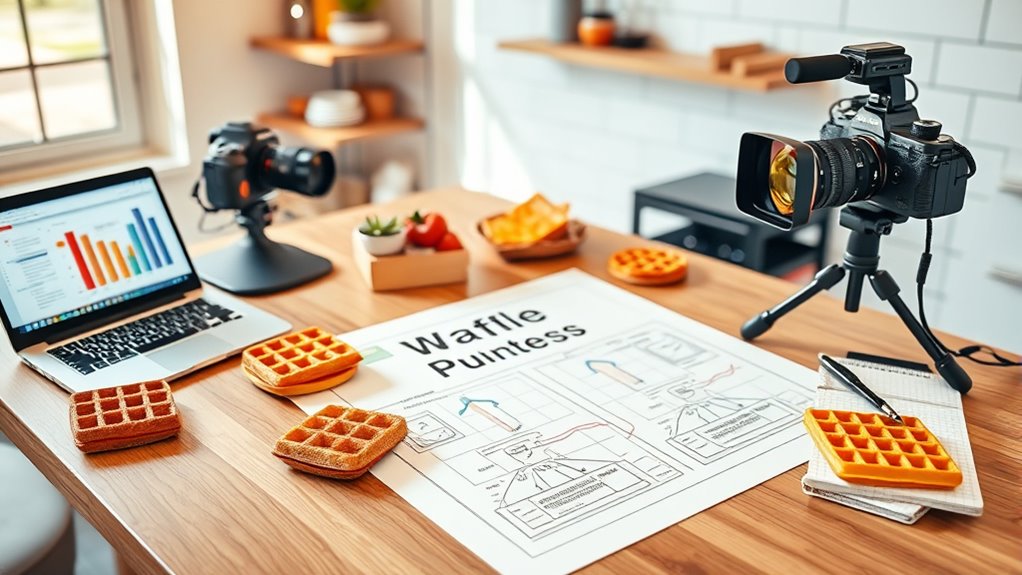 creative waffles loyal customers